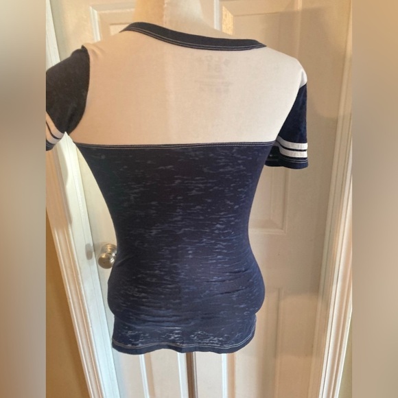 Saint Mary’s notre dame school Women's Navy and White Top size m - Picture 6 of 6